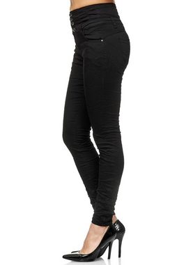 Elara High-waist-Jeans Elara Damen Stretch Jeans Skinny High Waist (1-tlg)