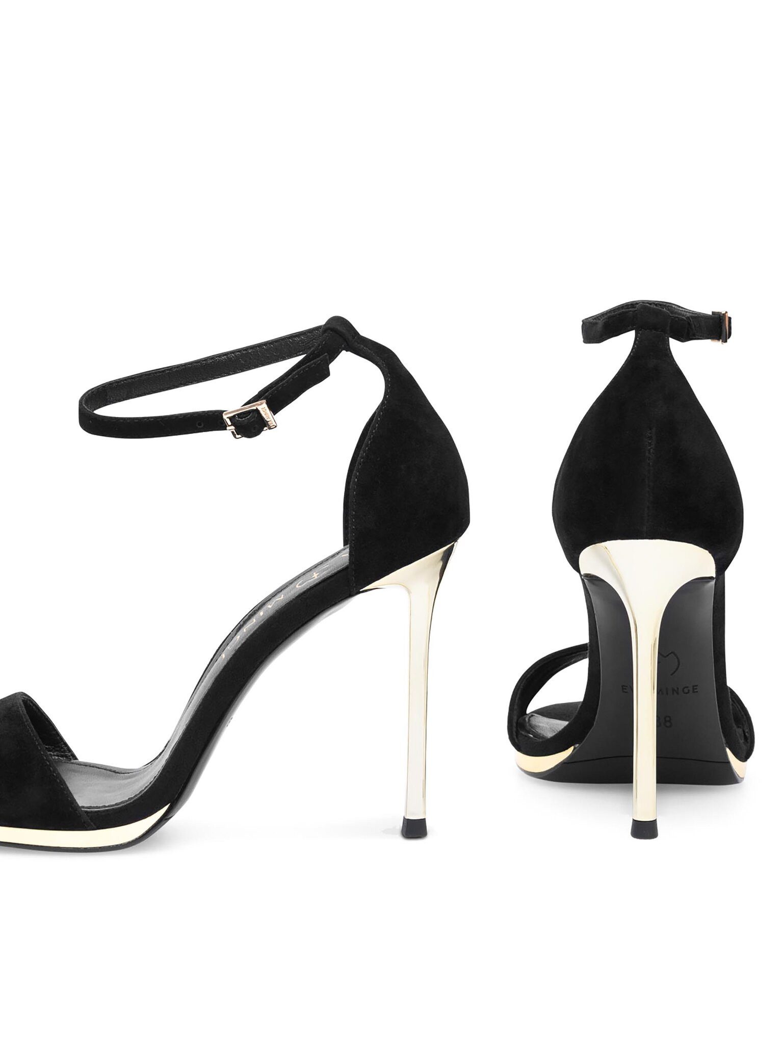 Eva Minge Sandalen JEANNETTE-2513-1-1 Schwarz Sandale