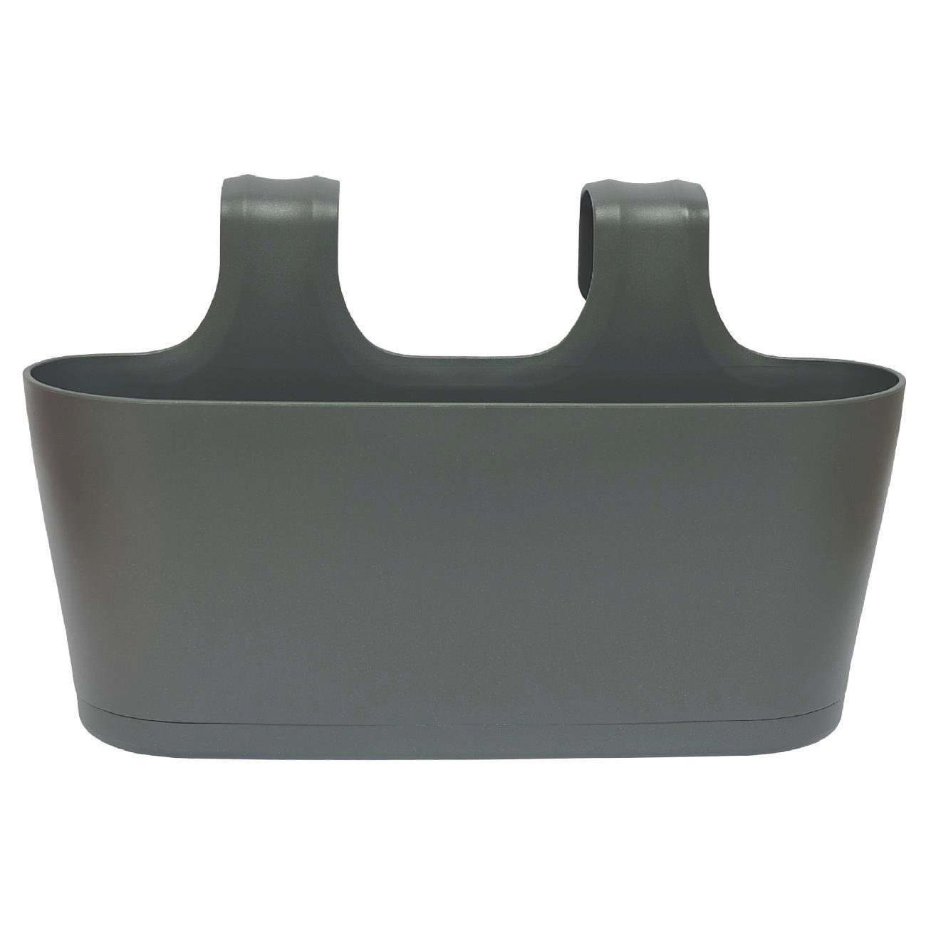 Engelland Blumenkasten Blumentopf zum Hängen (Vorteils-Set, 1 St., Fassungsvermögen je Topf 5,5 Liter), UV-Beständig, Frostbeständig, Wasserauffangschalen