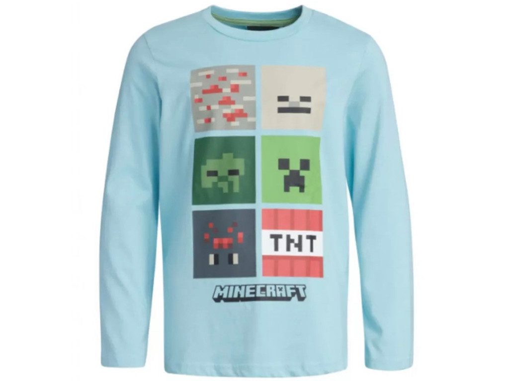 Minecraft Langarmshirt Langarmshirt Minecraft Creeper Zombie Kinder Jungen langarm Shirt