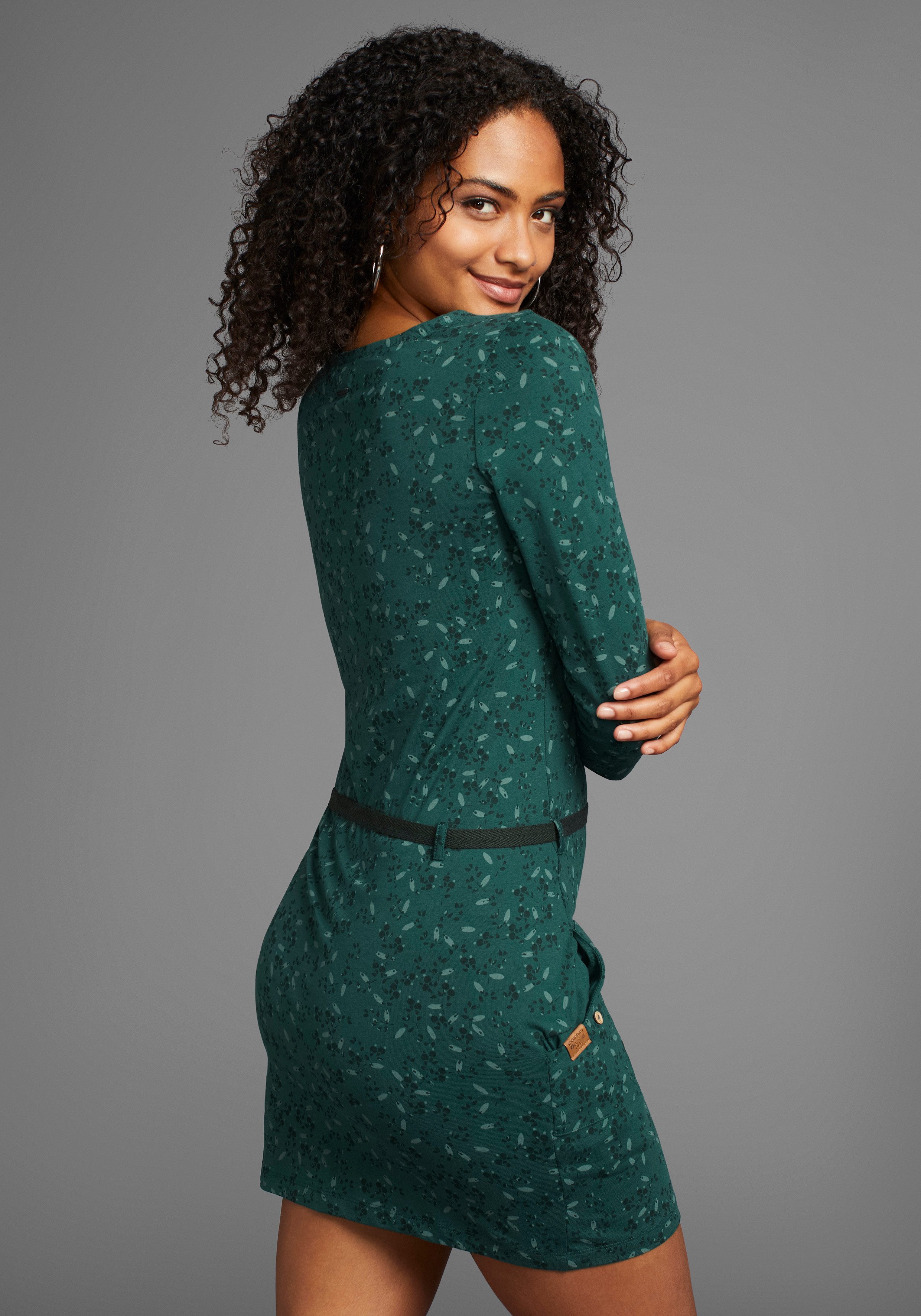 KangaROOS Jerseykleid mit Allover-Print günstig online kaufen