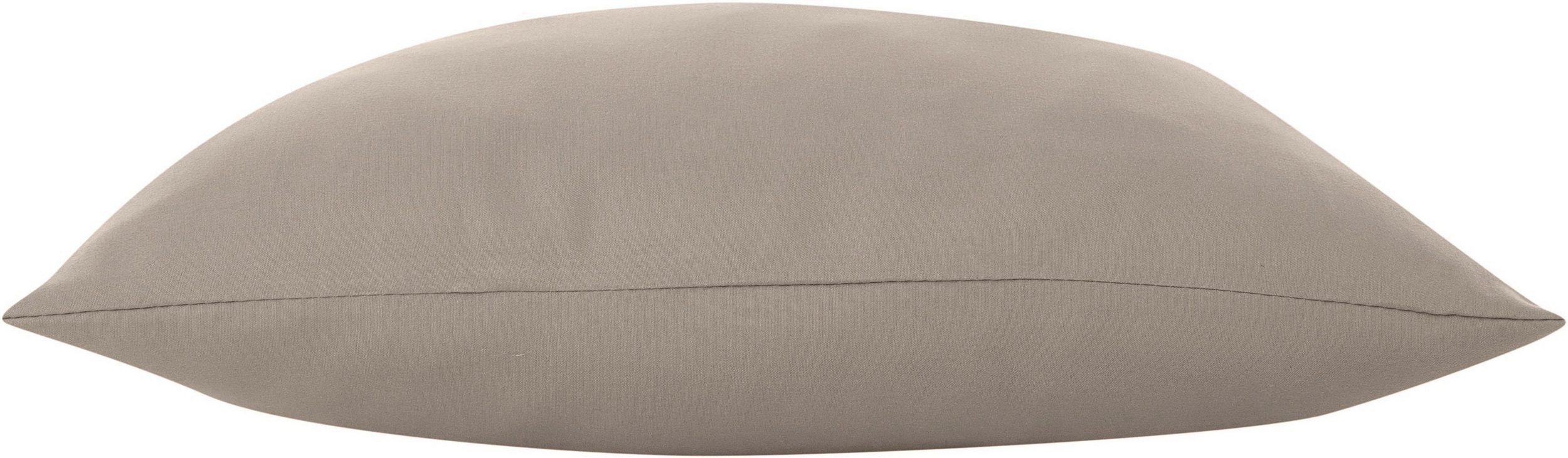 OTTO home Dekokissen Parry Microfaser, 2-er Set, unifarben, Kissenhüllen ohne Füllung, mit Reißverschluss