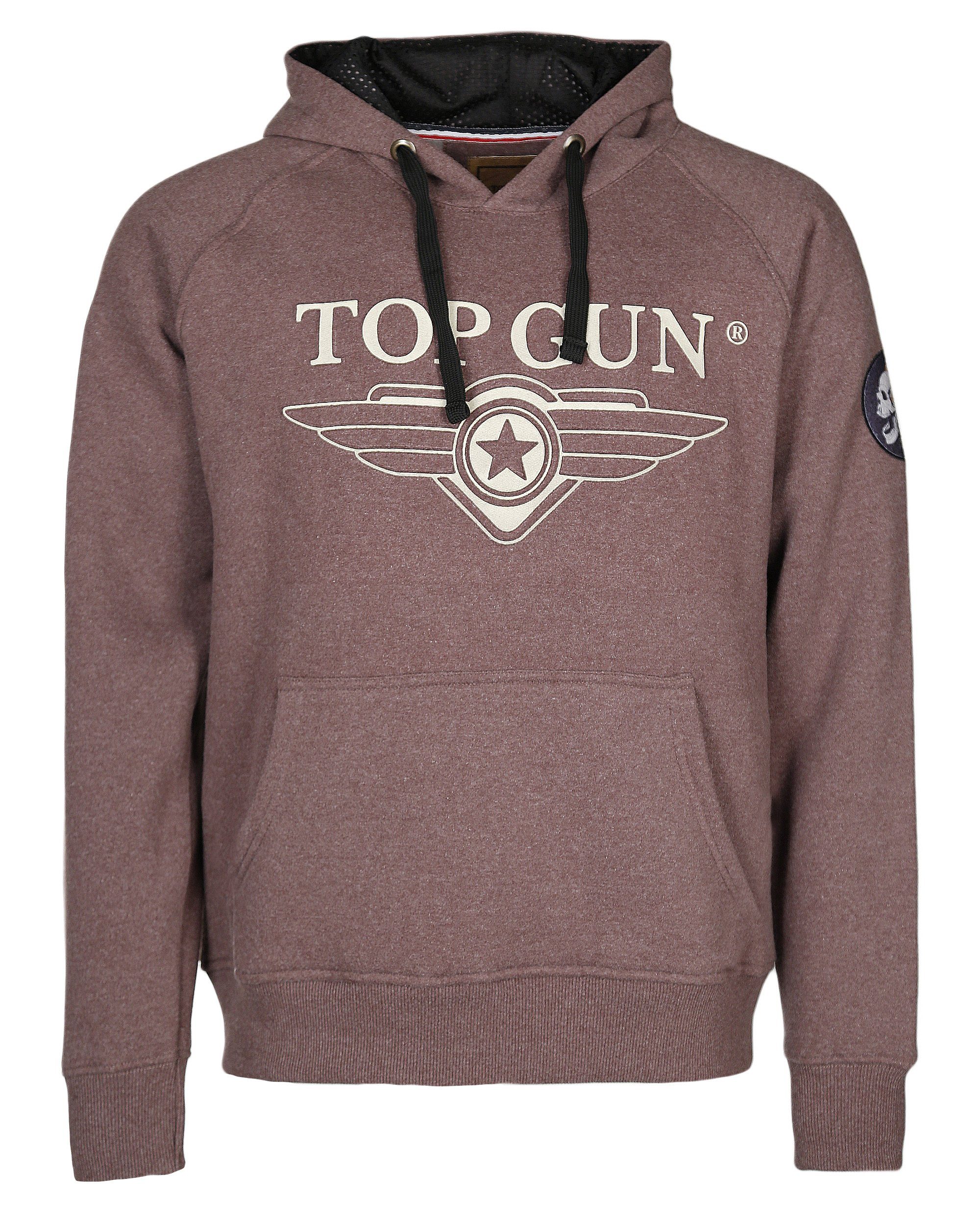 TOP GUN Kapuzenpullover Simulator TG20191025 brown light