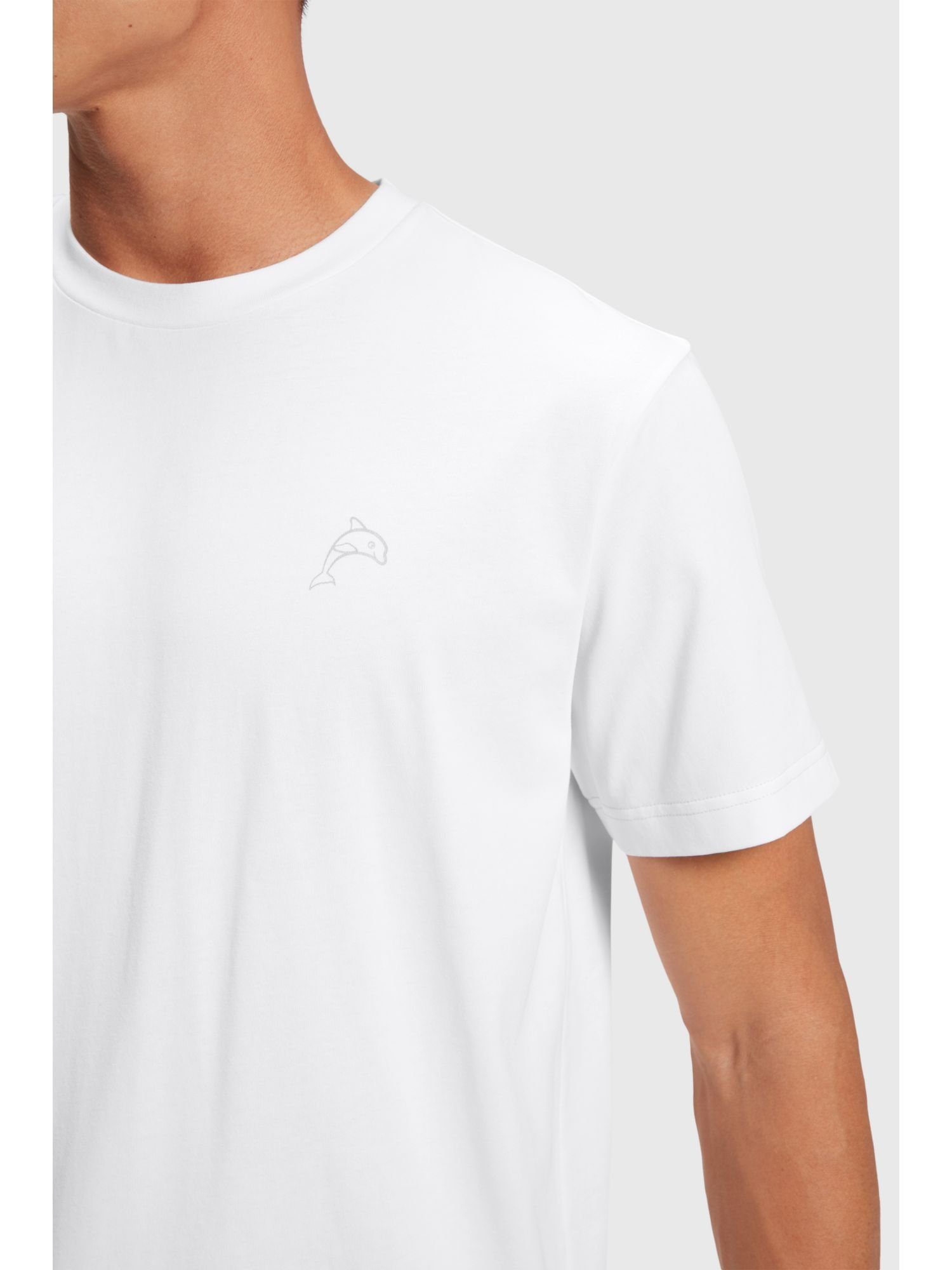 Esprit T-Shirt Color Dolphin T-Shirt (1-tlg) WHITE
