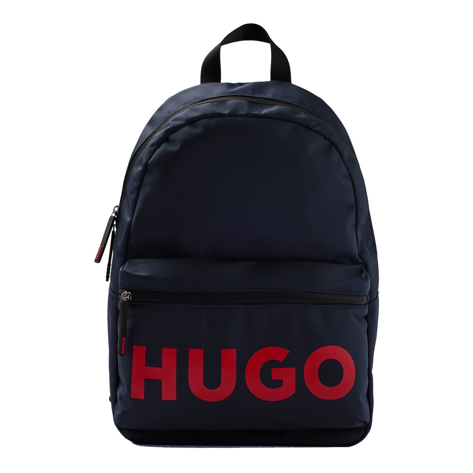 HUGO Rucksack Logo charakteristischem BL, Blau Ethon mit