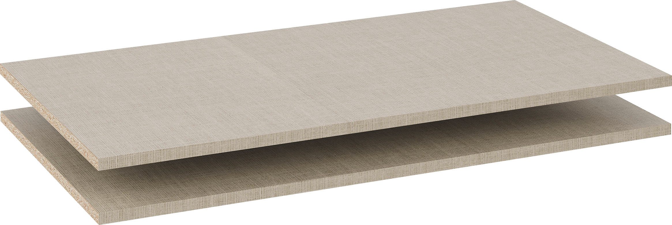 rauch Einlegeboden Zubehör für Rauch-Schwebetürenschränke BLUE, 2er-Set Breite 85 cm, Tiefe 45 cm