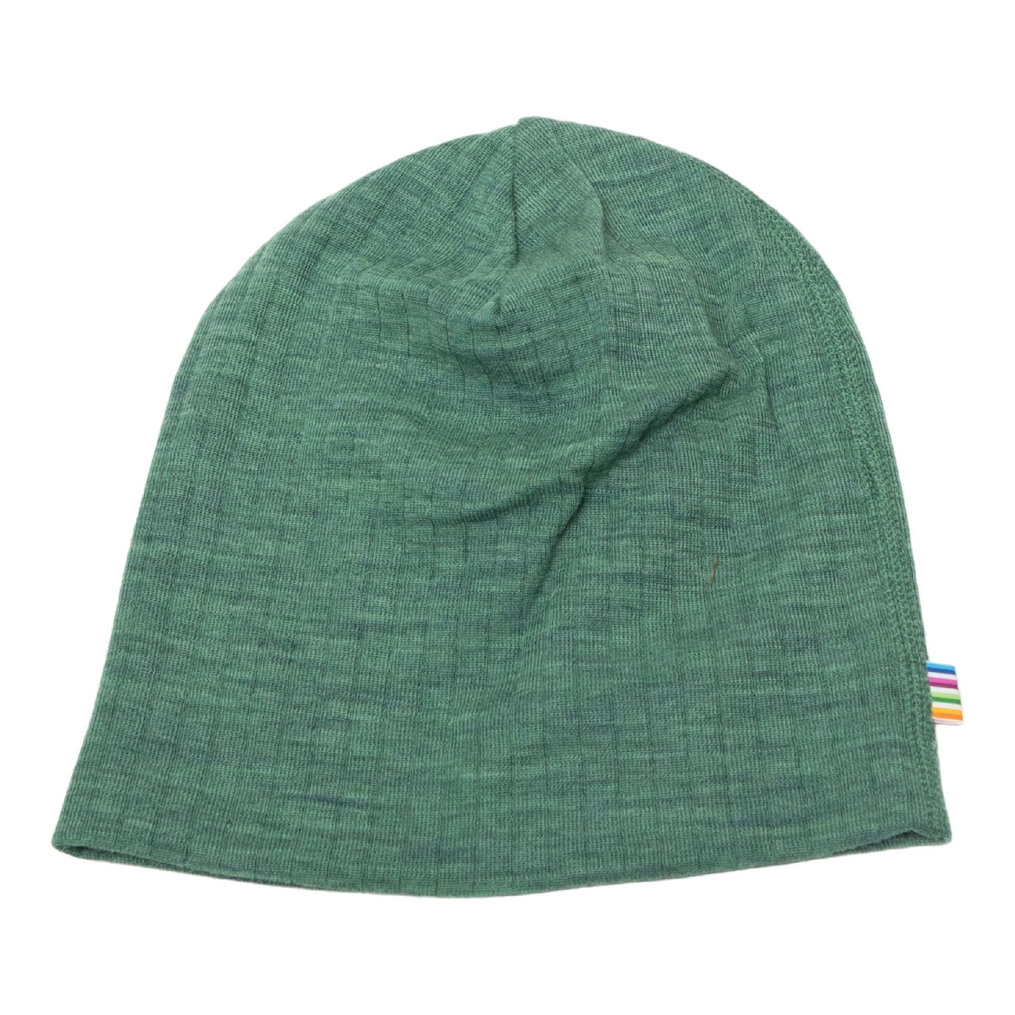 Joha Beanie Merinowolle green