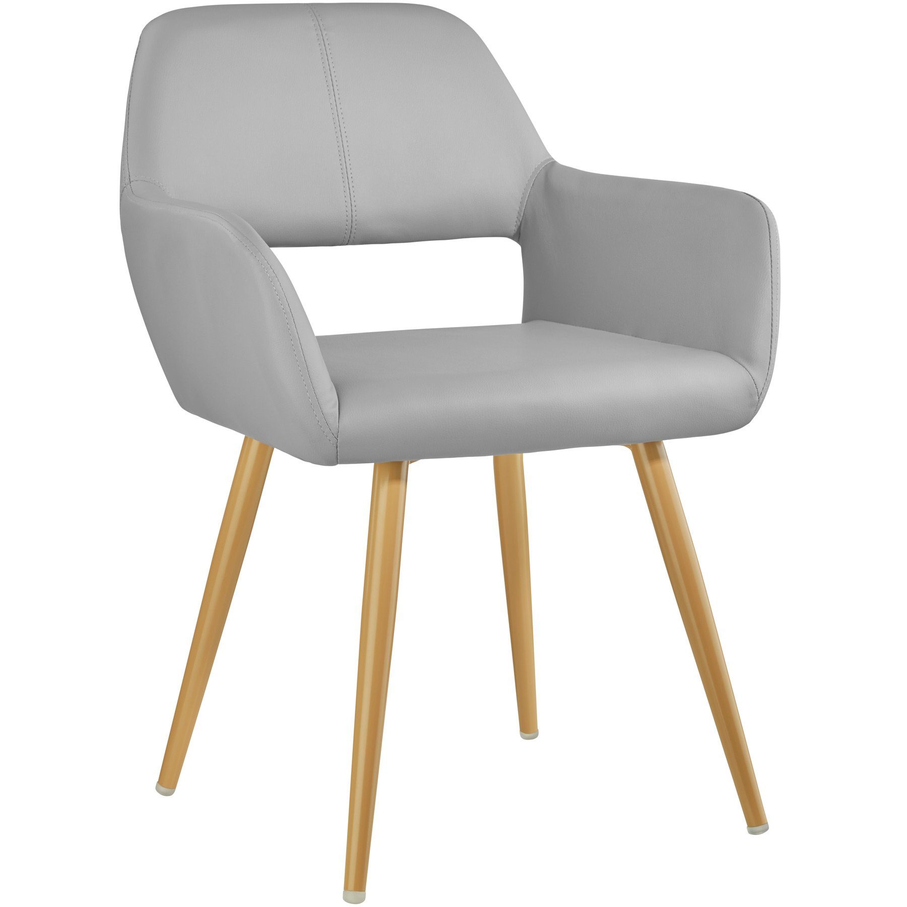 Tectake Esszimmerstühle Marilyn 2er-Set - Samtstoff Mit Goldenen Beinen