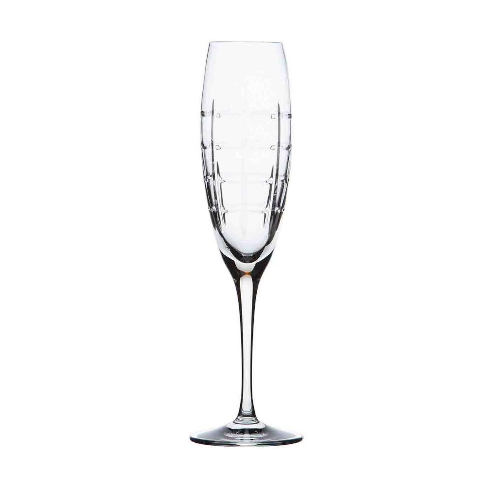 Champagnerglas Las Vegas hell (25cm) Kristallglas mundgeblasen · von Hand geschliffen