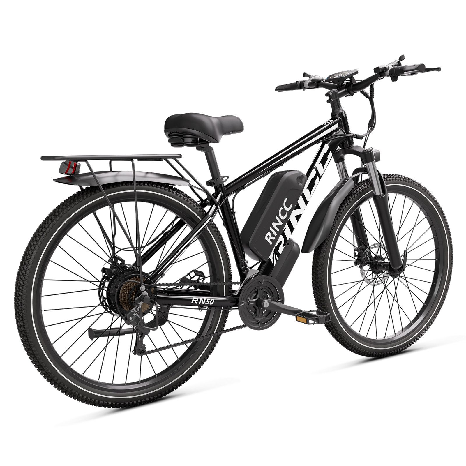 Rincc E-Bike 29" 48V 15Ah bis 100km, 21-Gang, 29x2,1" MTB, Farb-LCD, 15 Wh