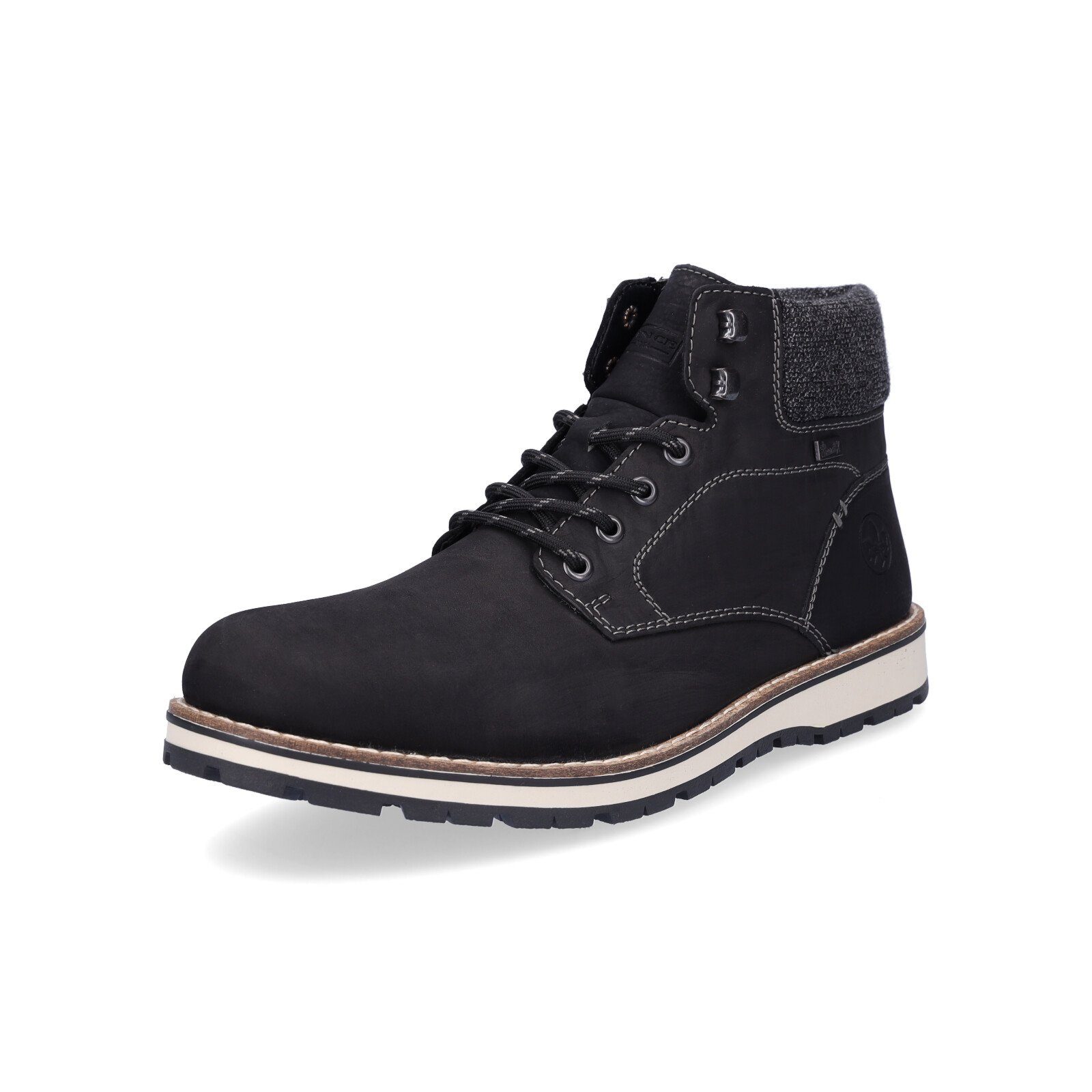 Rieker Herren Schnürboot schwarz Schnürboots