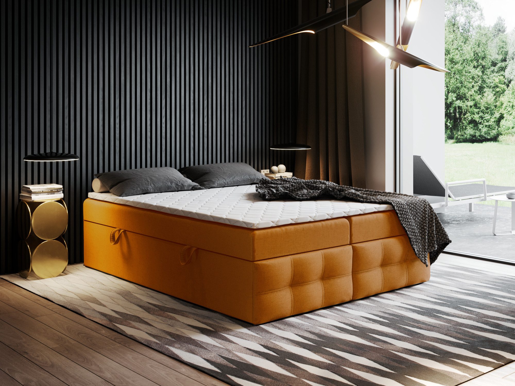 Godre Boxspringbett mit Bettkasten Ewora 4 günstig online kaufen