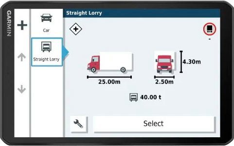 Garmin dēzl™ LGV 1000 LKW-Navigationsgerät (Europa (48 Länder)