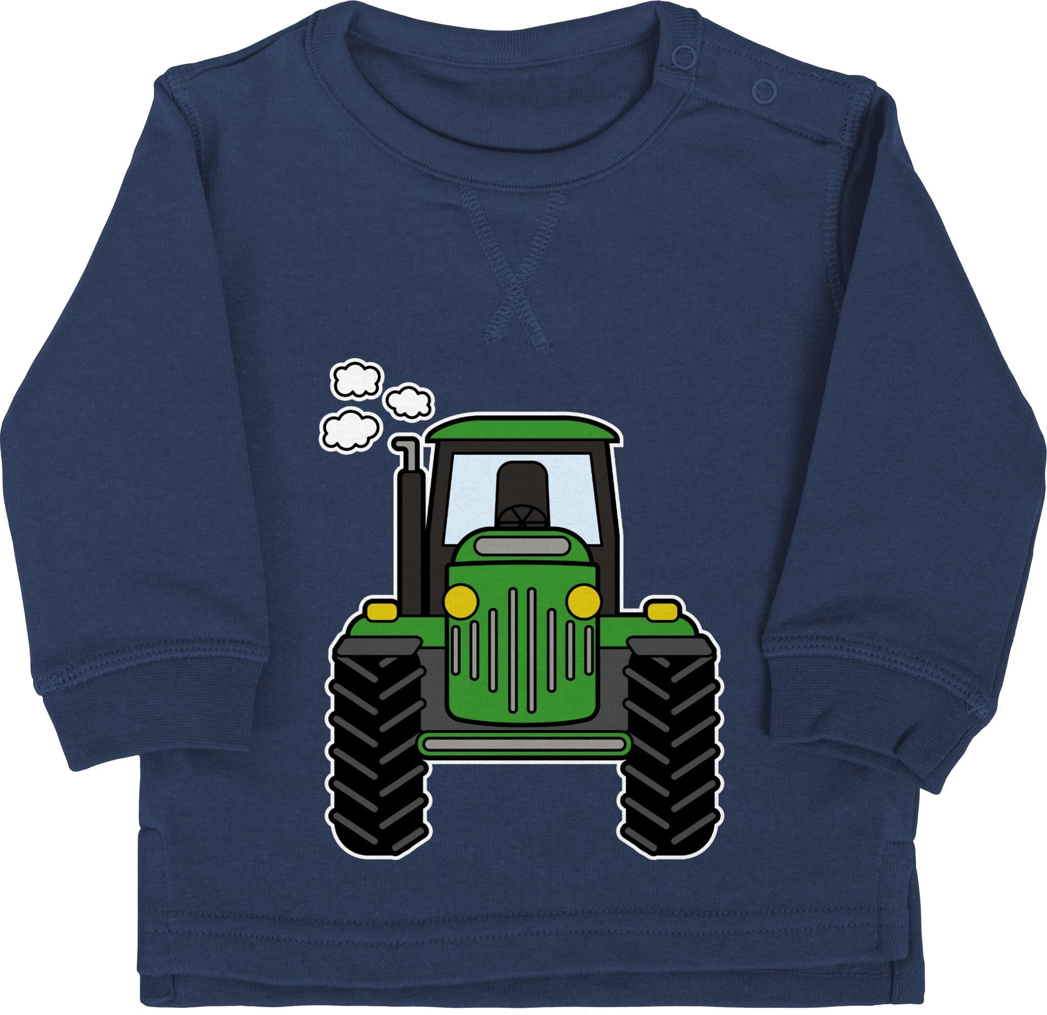 Shirtracer Sweatshirt Traktor Trecker Landwirte Bauern Geschenk Bulldog Landwirtschaft Traktor 1 Navy Blau