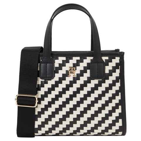 Tommy Hilfiger Henkeltasche TH CITY SMALL TOTE WOVEN, im kleinen Format