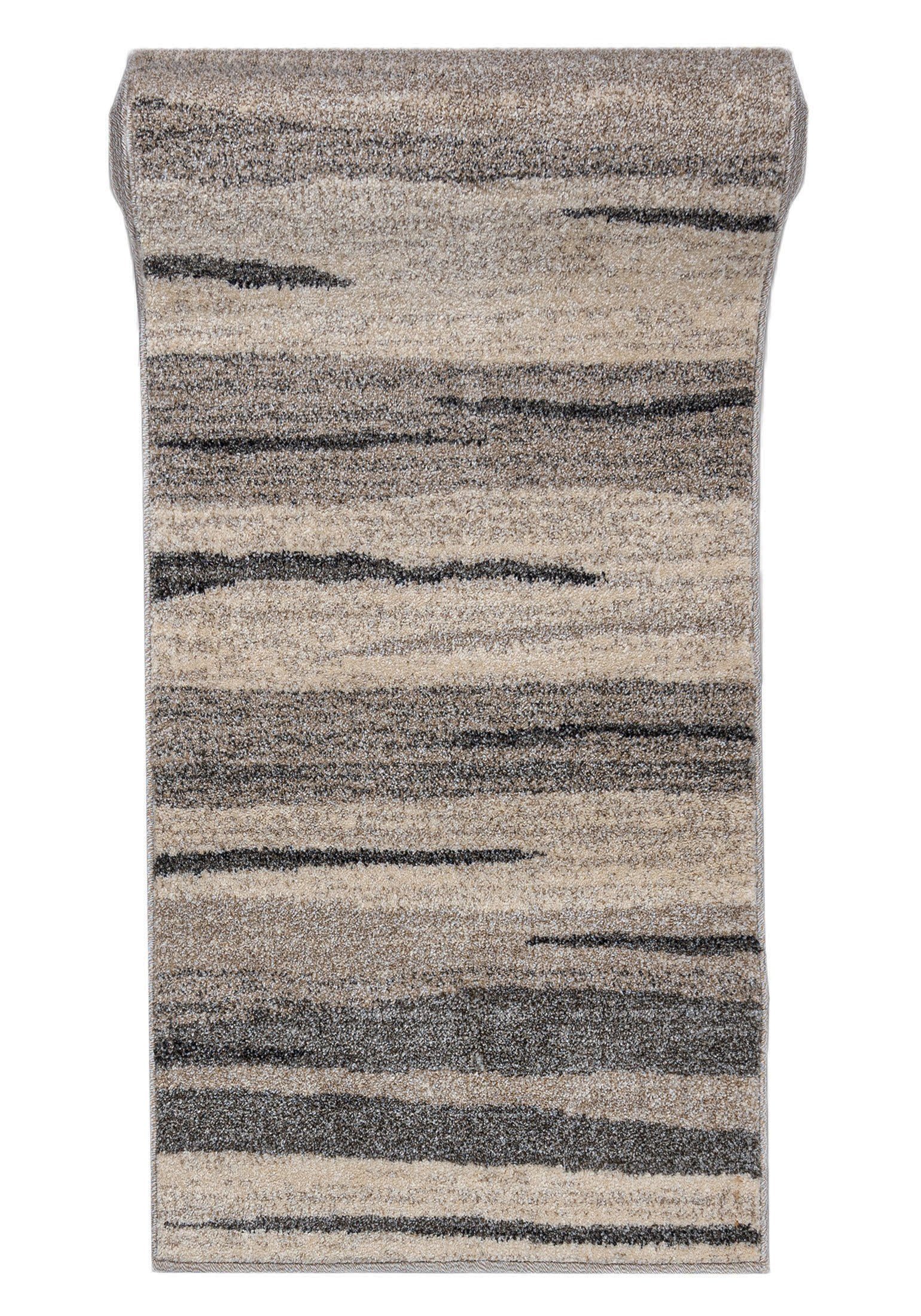 Mazovia Läufer Läufer Flurläufer Modern für Vorzimmer, Küche - Beige, 70 x 100 cm, Kurzflor, Meterware, Höhe 10 mm