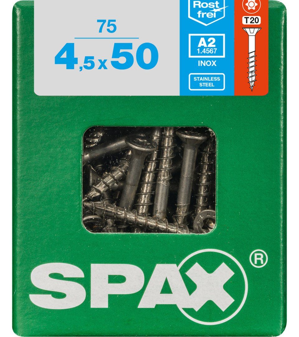 SPAX Holzbauschraube Spax Universalschrauben 4.5 x 50 mm TX 20 Senkkopf