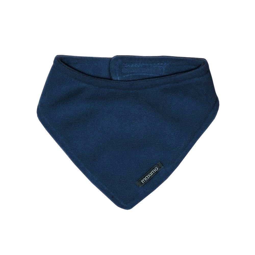 MAXIMO Halstuch BABY-Dreiecktuch, Klett Fleece, doppelt, (1-St)