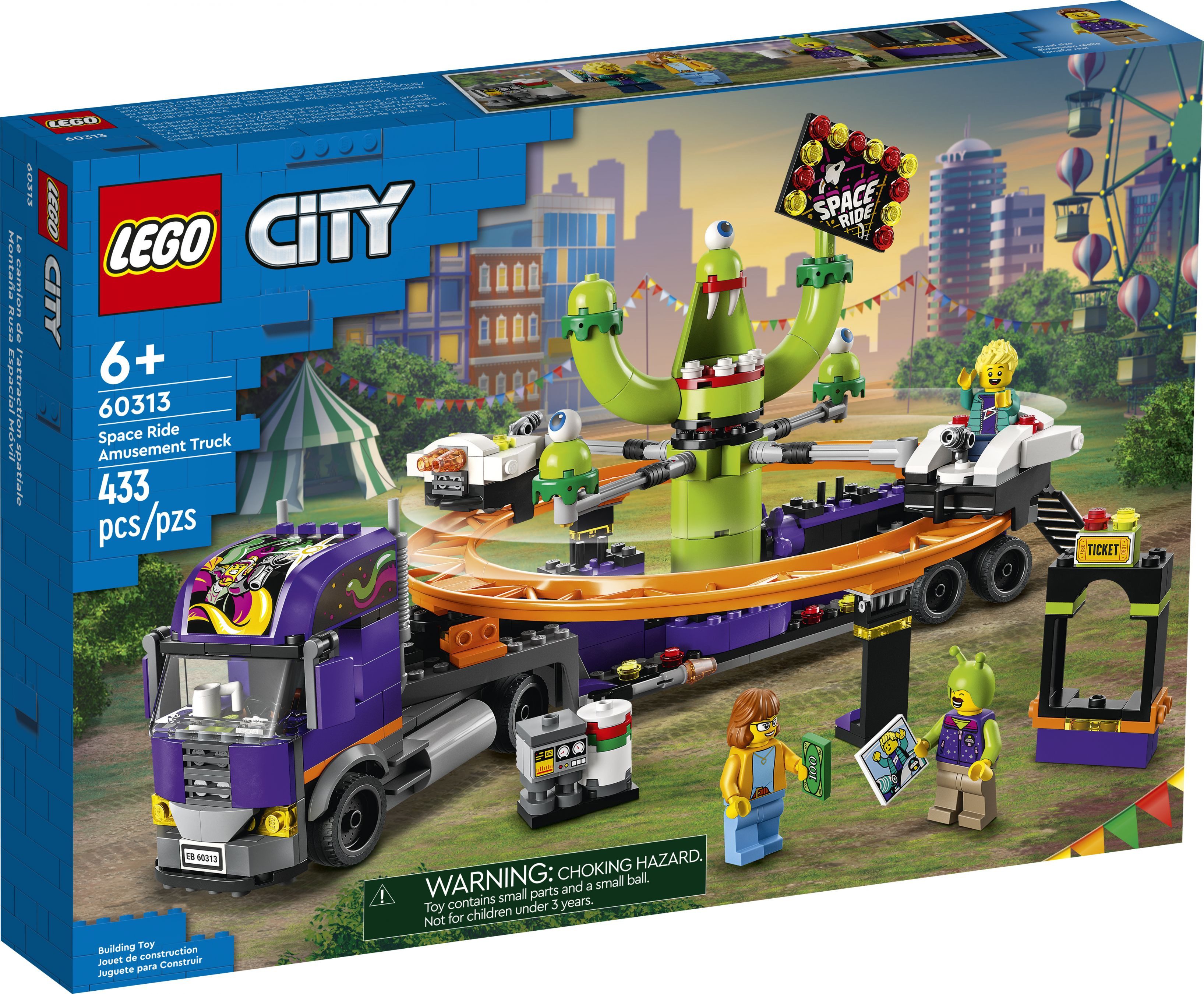 LEGO® LEGO® City 60313 LKW mit Weltraumkarussell Konstruktionsspielsteine, günstig online kaufen