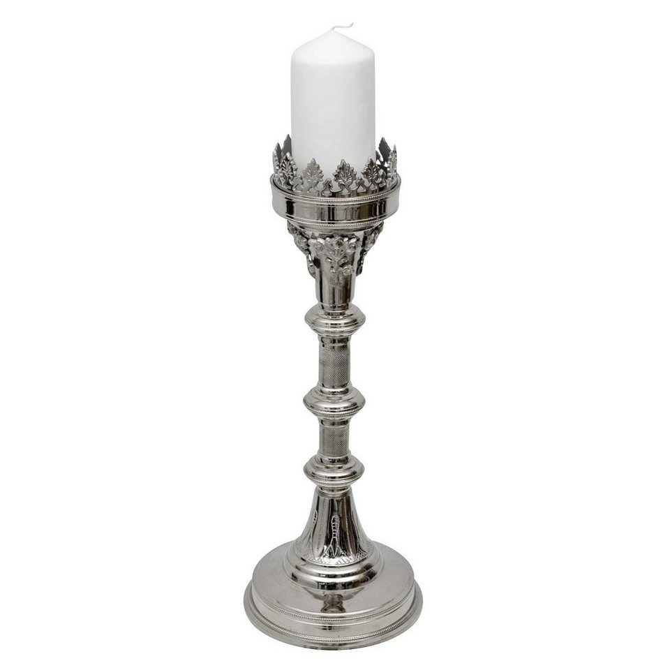 Aubaho Kerzenständer Kerzenleuchter 47cm Altarleuchter Kerzenständer Kirche  Altar Antik-St, Maße: 18 x 47 x 18cm (B x H x T)