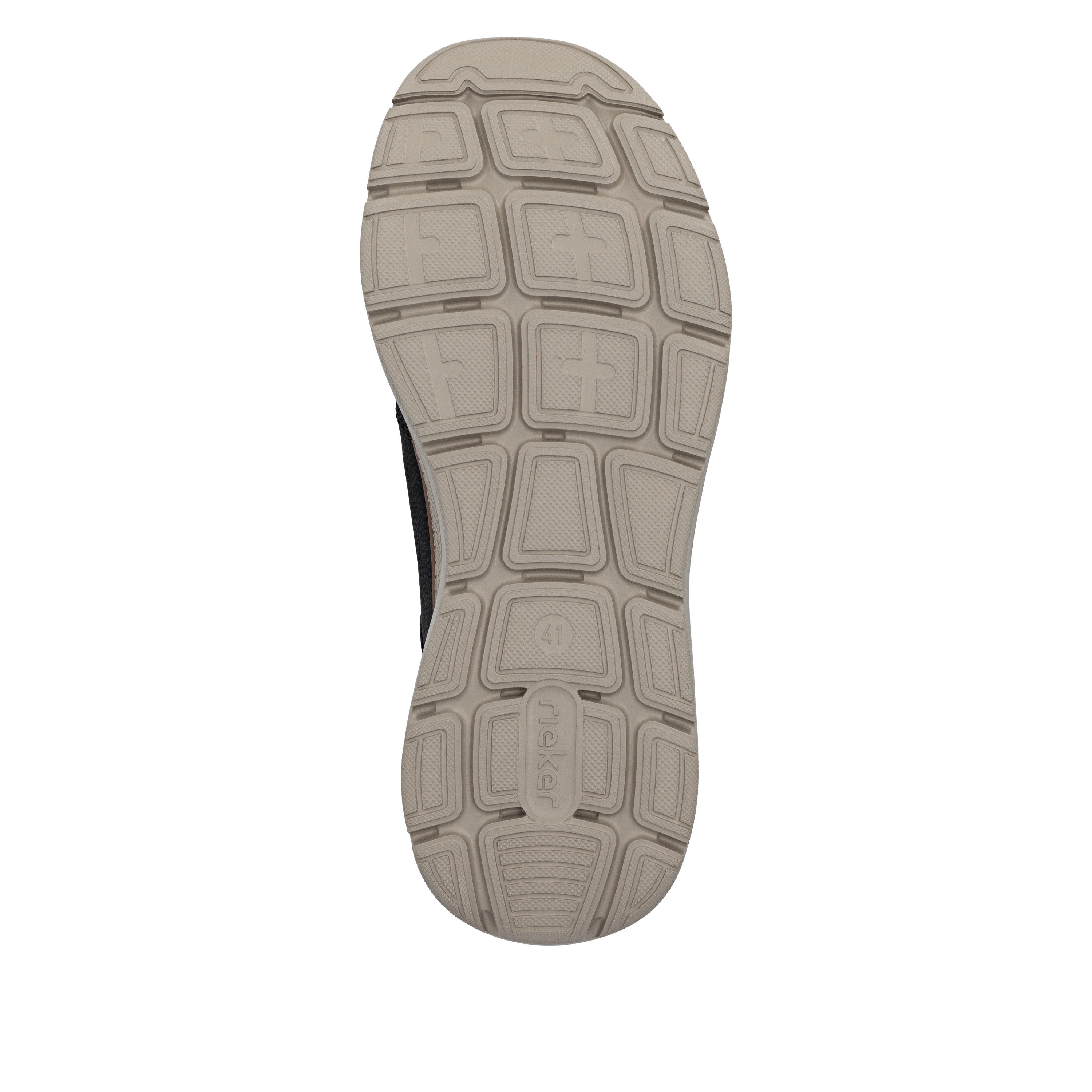 Rieker Slip-On Sneaker Schlupfschuh, Halbschuh, Freizeitsneaker mit Gummizug, schmale Form