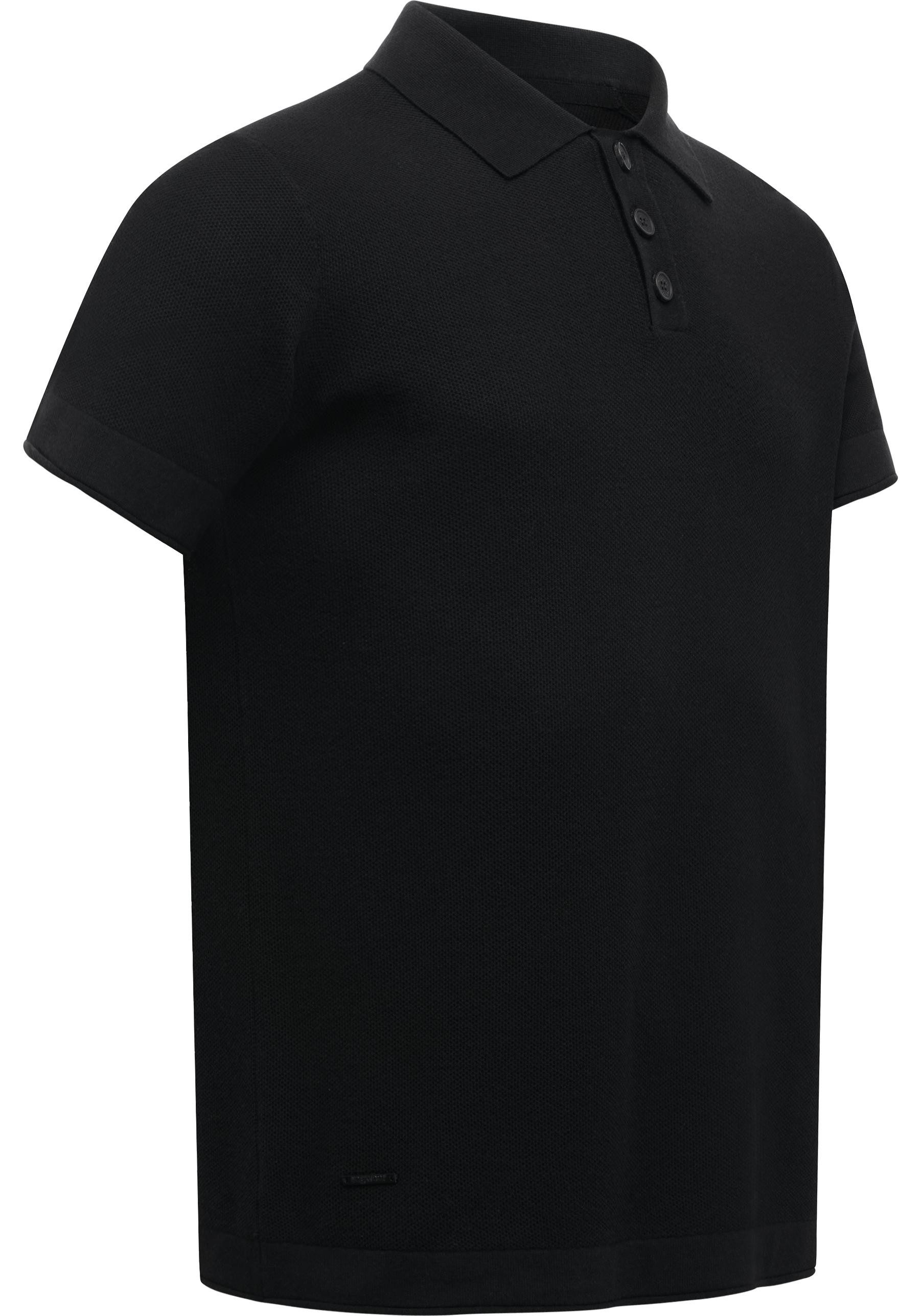 Ragwear T-Shirt Lorien (1-tlg) Kurzärmliches Shirt mit Hemdkragen