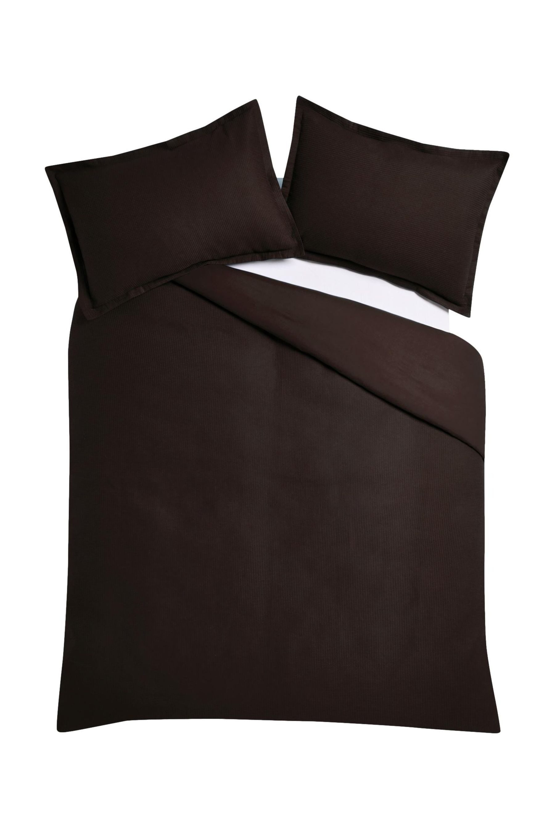 Bett-Set Set mit Bettbezug und Kissenbezug, Waffelstruktur