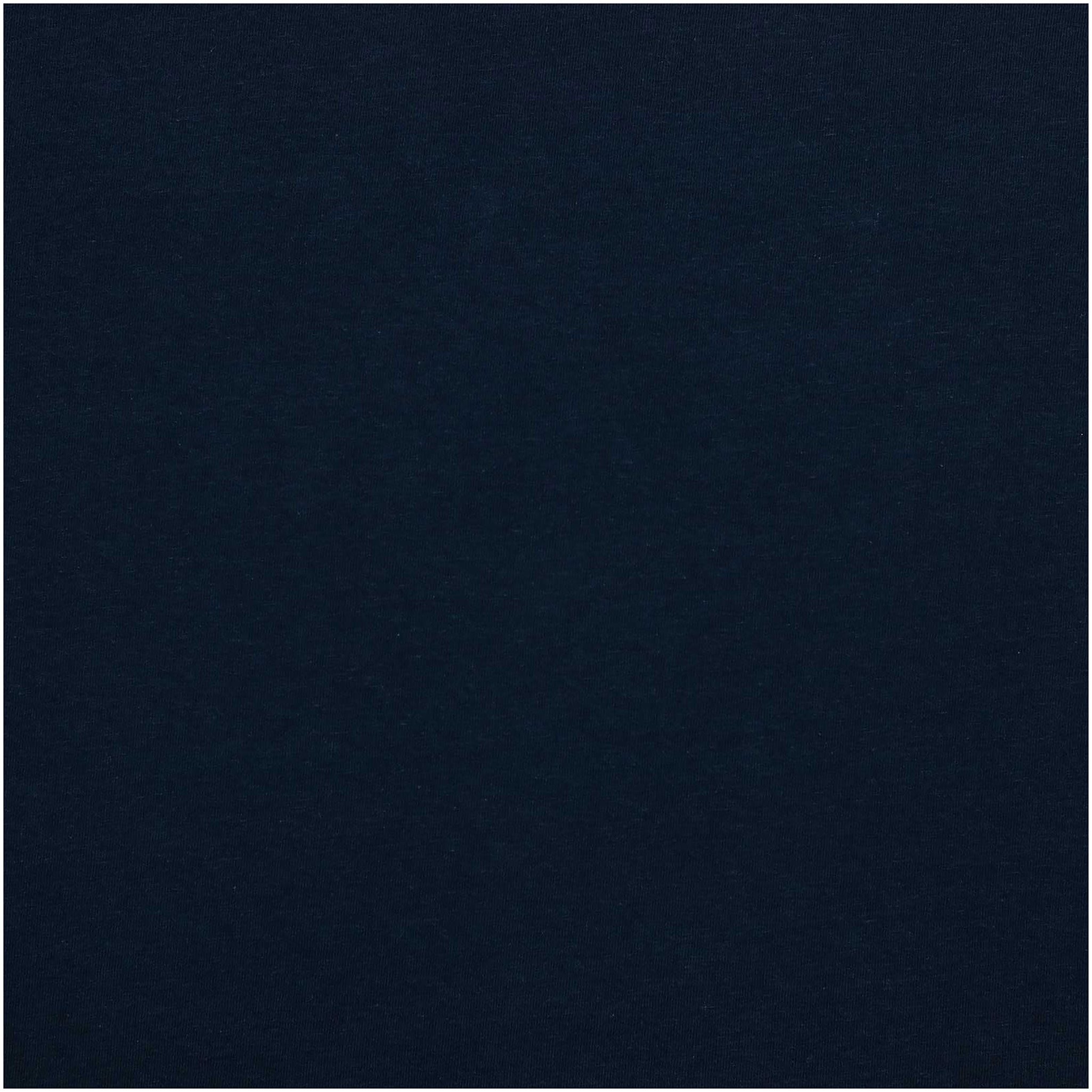 Thumbnail - maDDma Stoff Baumwoll Leinen Jersey meliert ab 0,5 m x 1,45 m, 003 - marineblau