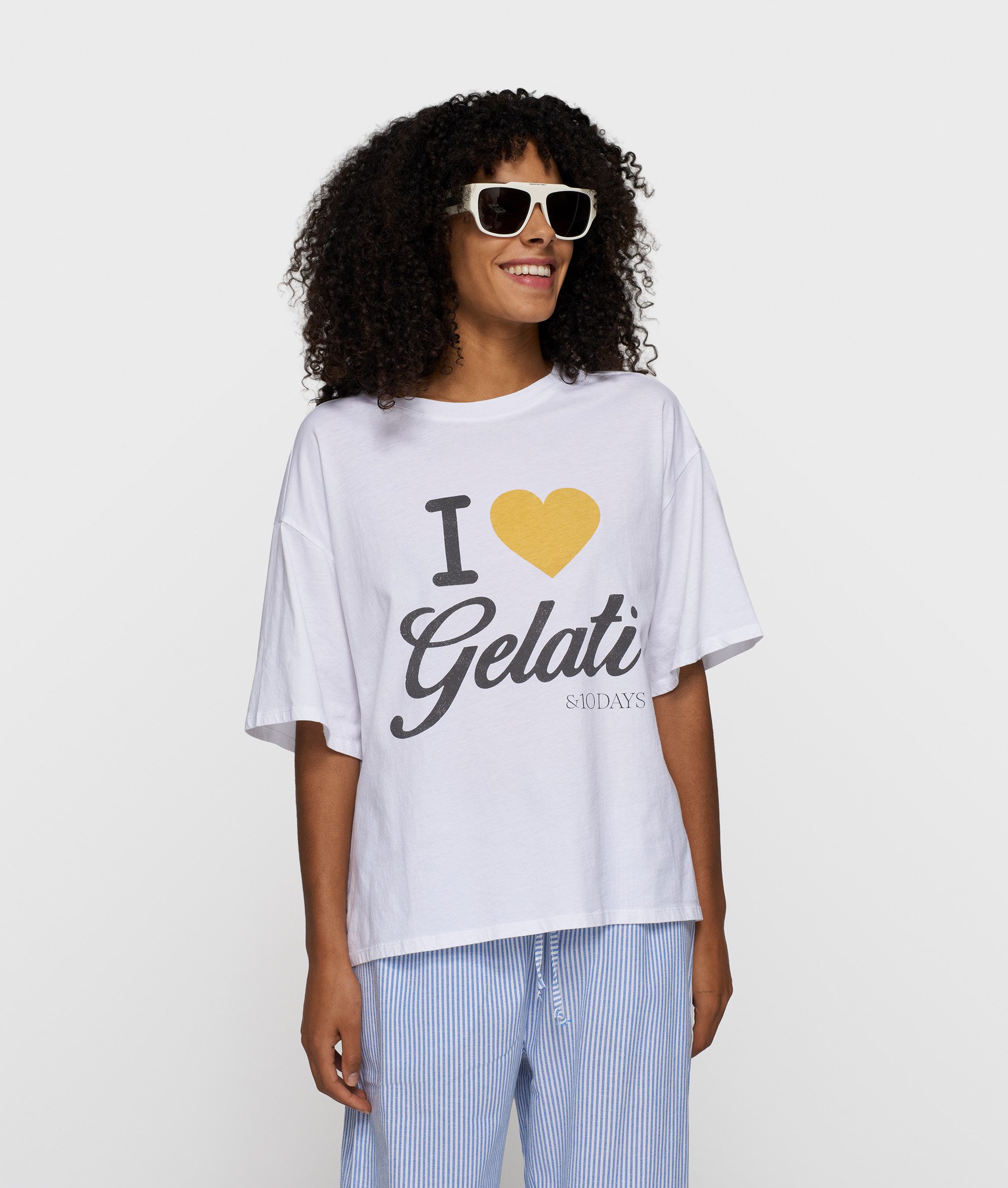 10DAYS T-Shirt gelati tee 1001 white