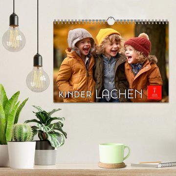 CALVENDO Wandkalender Kinder Lachen (Wandkalender 2024 DIN A4 quer), CALVENDO Monatskalender