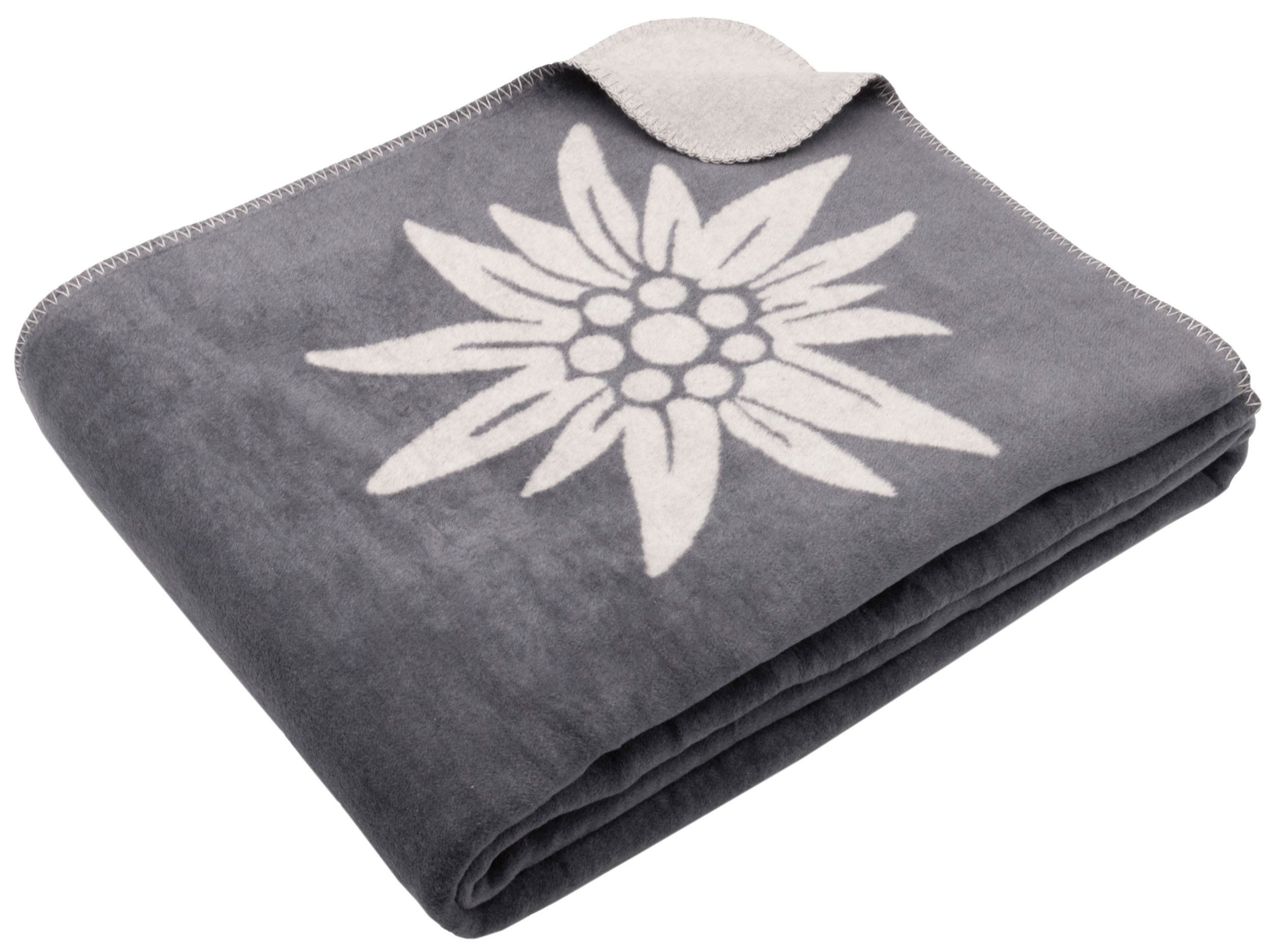 Wohndecke, ZOLLNER, 150 x 200 cm, 60% Baumwolle, 40% Polyacryl