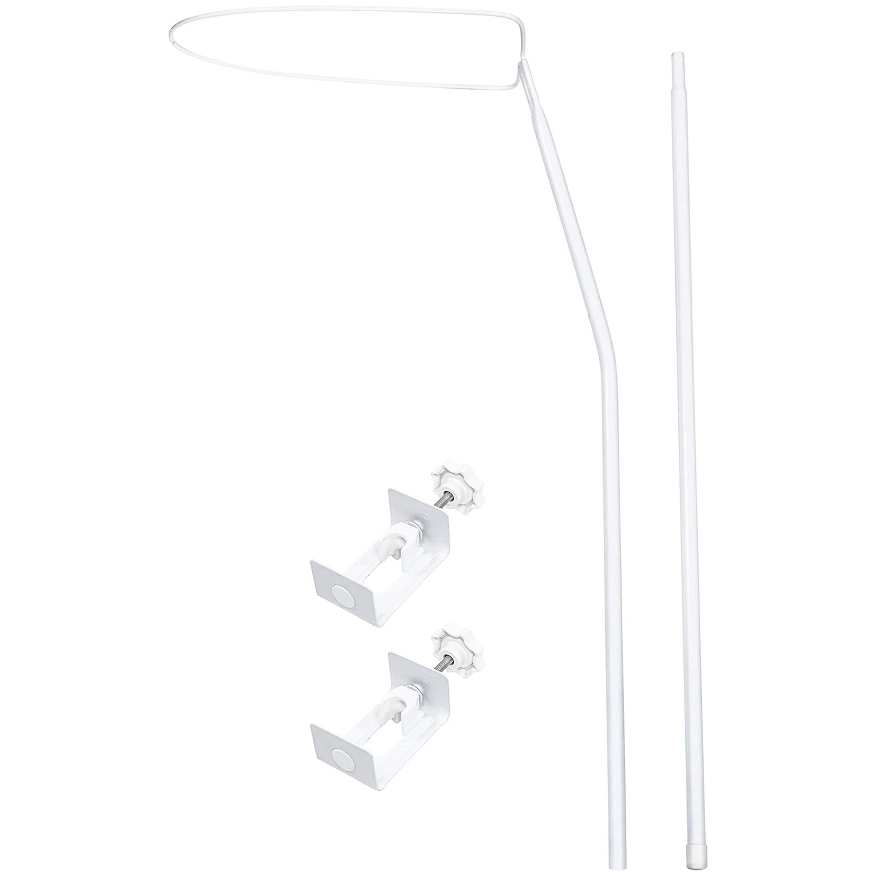 Amilian Himmelstange Himmelhalter - Himmelbett Gestell - Himmelbett Stange Babybett, geklemmt