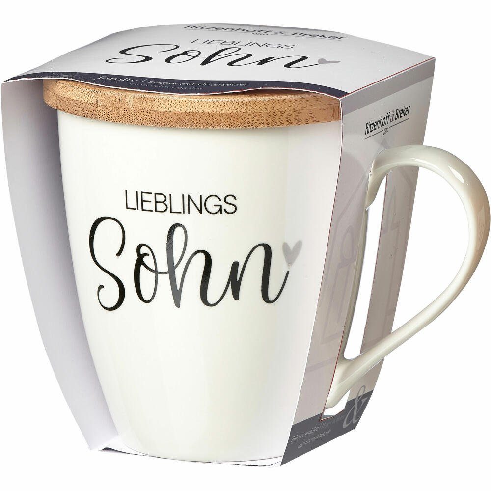 Ritzenhoff & Breker Becher Family Sohn 560 ml, Porzellan