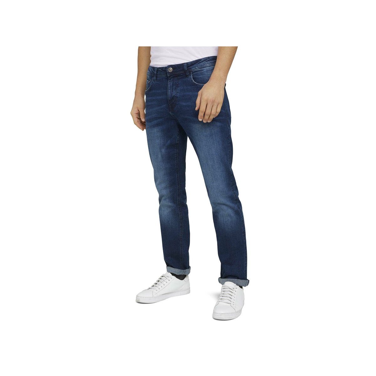 TOM TAILOR 5-Pocket-Jeans grau (1-tlg) | Straight-Fit Jeans