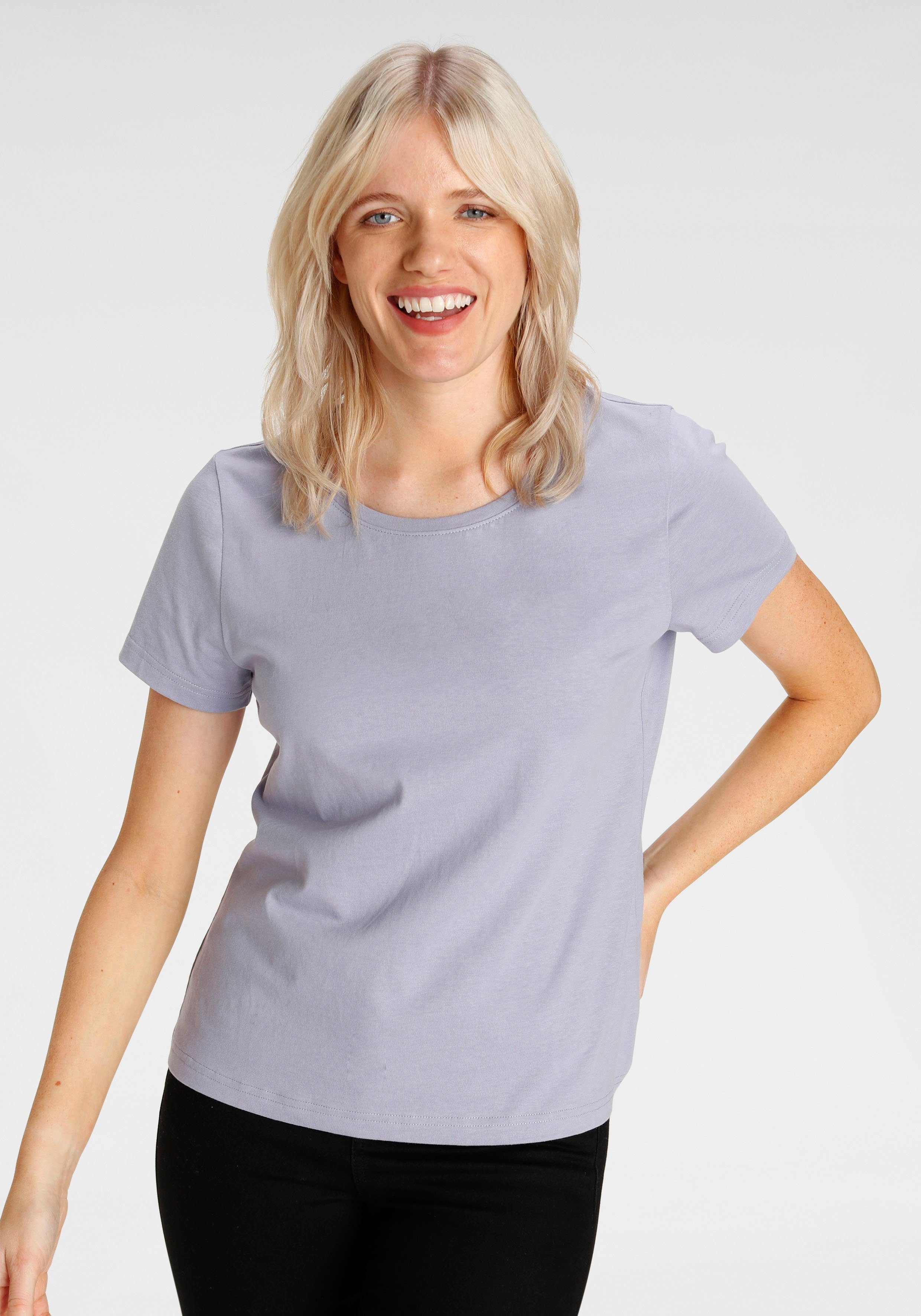Eastwind T-Shirt (Packung, 3-tlg., 3er-Pack) Kurzarm, günstig online kaufen