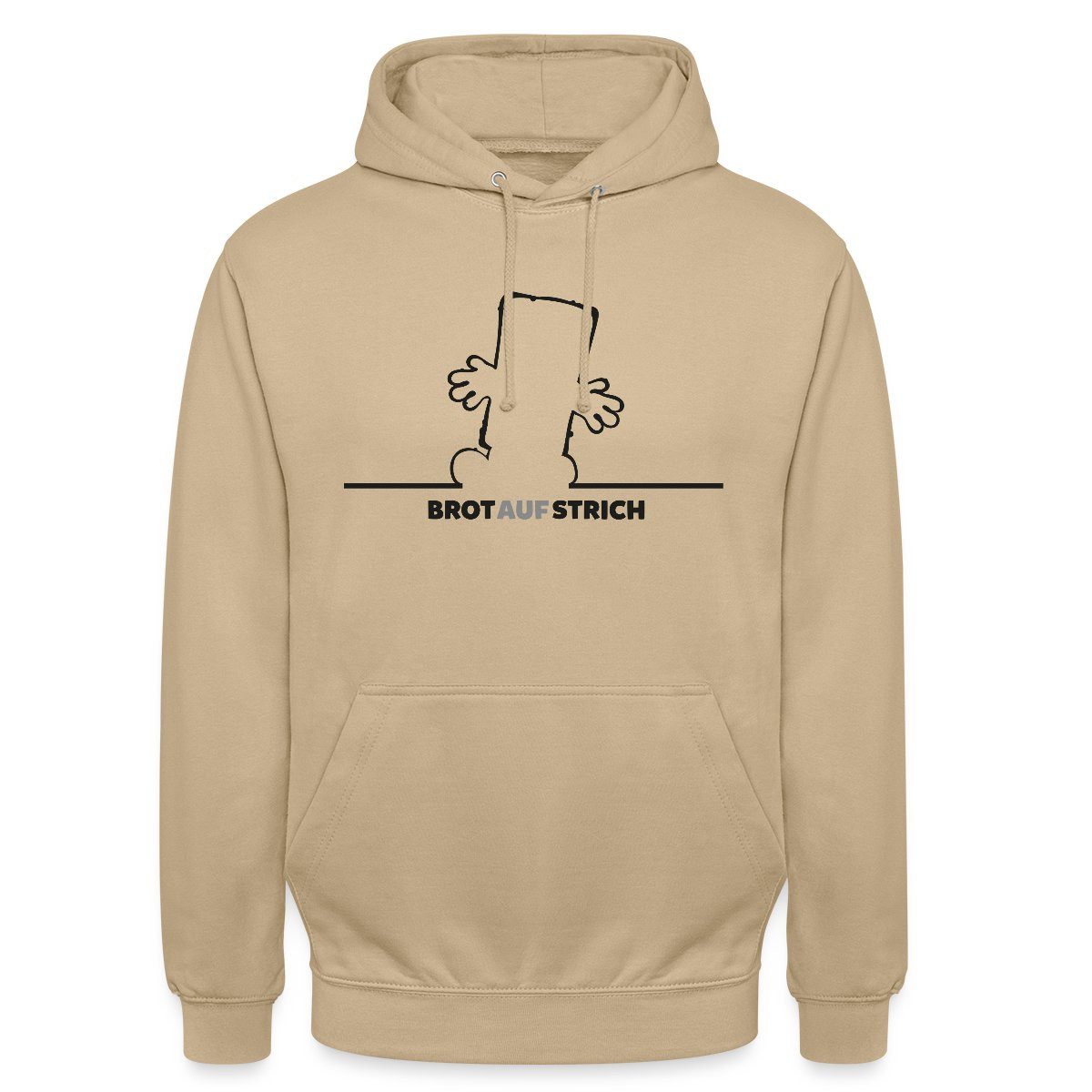 Hoodie Bernd Das Brot BrotAufStrich Design In Schwarz Unisex Hoodie