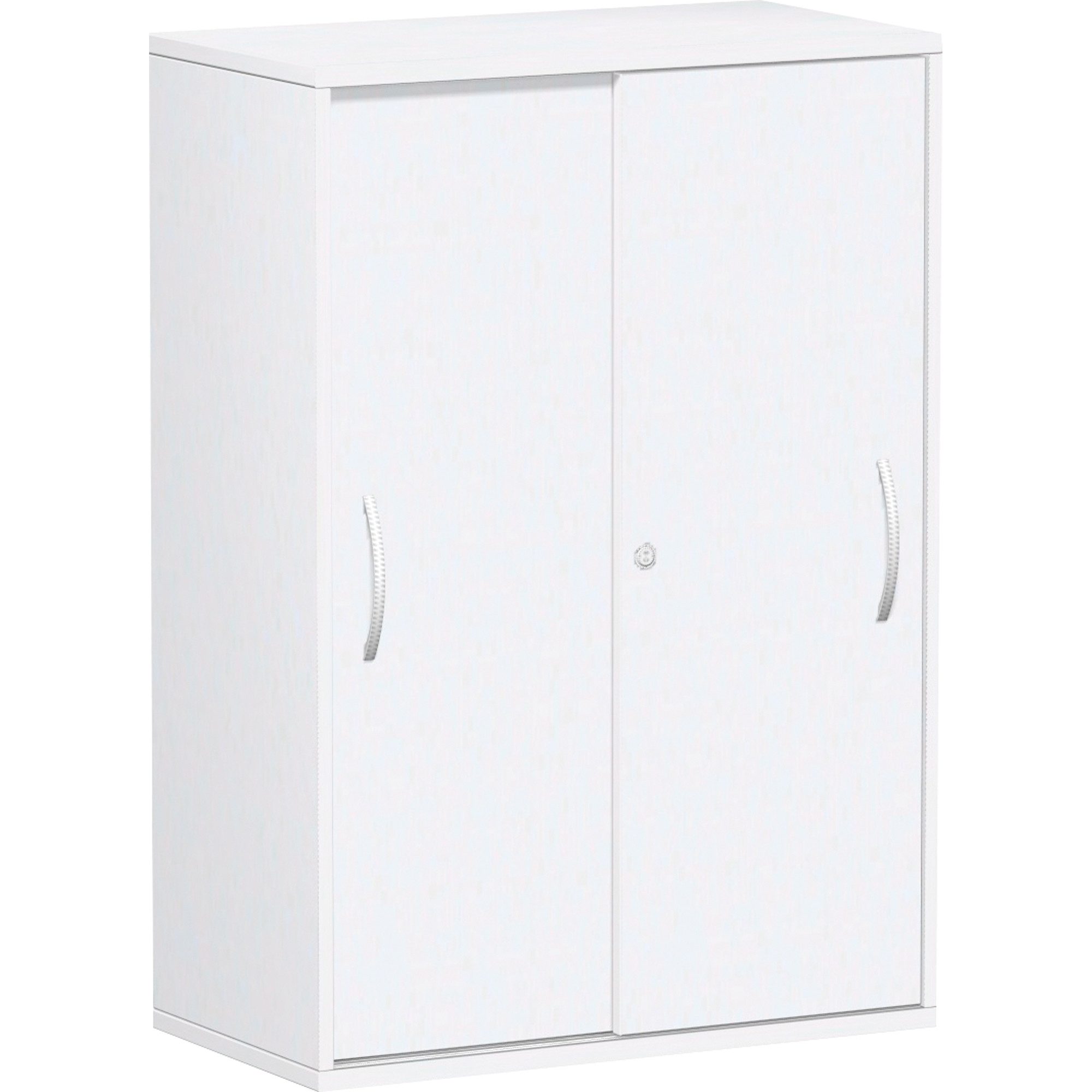 geramöbel Aktenschrank Schiebetürenschrank Flex S-383502-WW 3OH 800x425x1182mm weiß