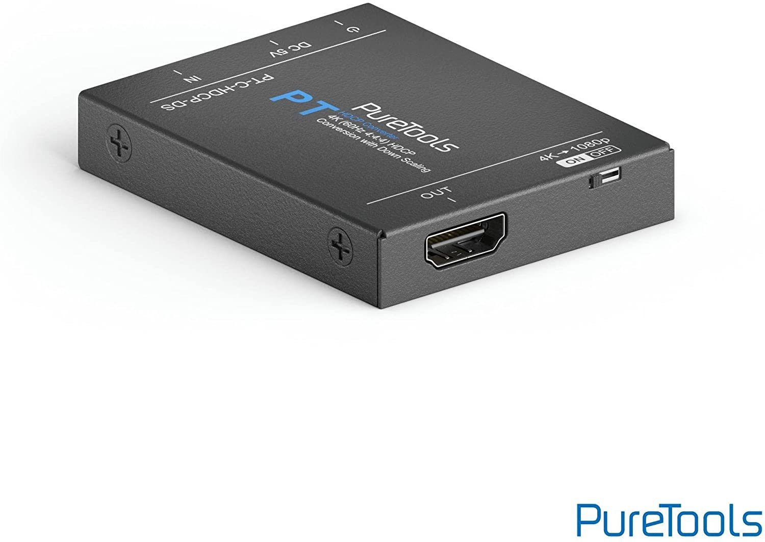  purelink puretools hdcp konverter mit down scaling hdcp 2 3 auf hdcp