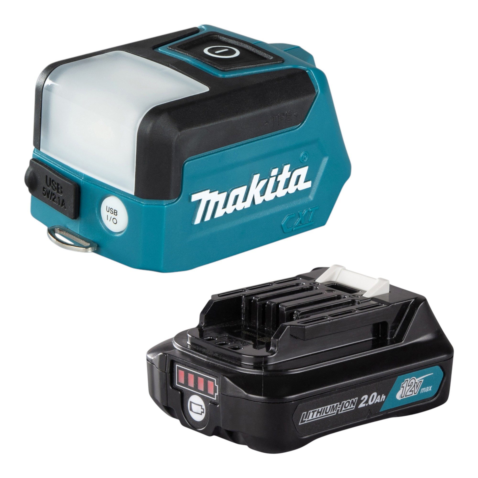 Makita Точечные светильники Makita ML 107 DA1 Akku Lampe 12 V max. 200 lm LED + 1x Akku 2,0 Ah