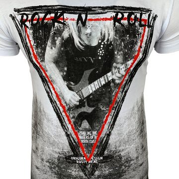 Rusty Neal T-Shirt mit rockigem Print FR15218