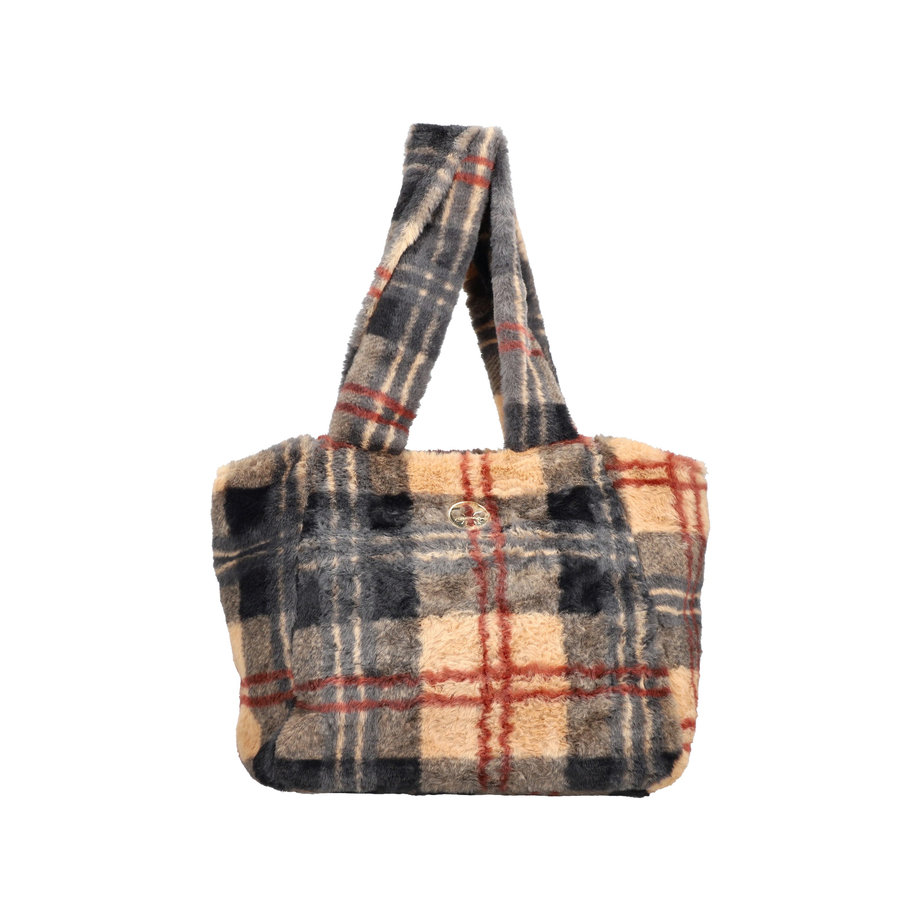 Rieker Shopper, Umhängetasche, Schultertasche in modischer Karo-Optik günstig online kaufen