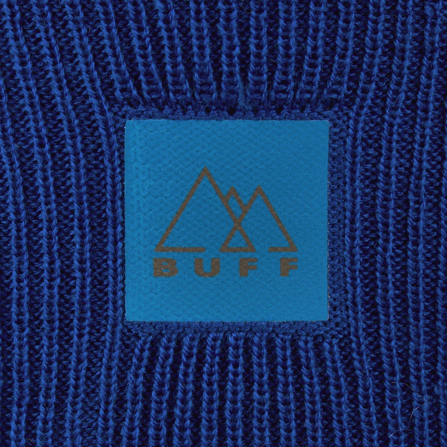 Blue Hat Crossknit Buff Beanie Azure Accessoires Buff Solid