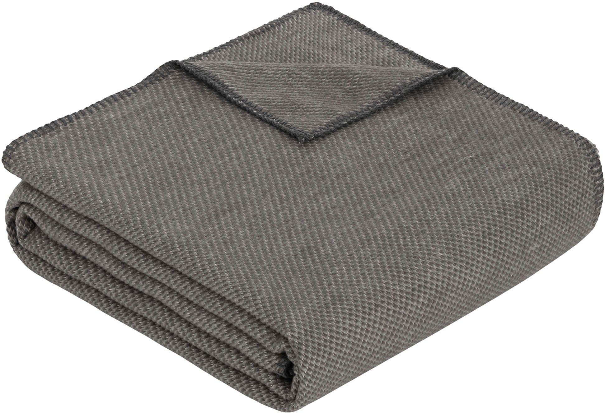 Wohndecke Uni Struktur Decke Charlotte, IBENA, günstig online kaufen