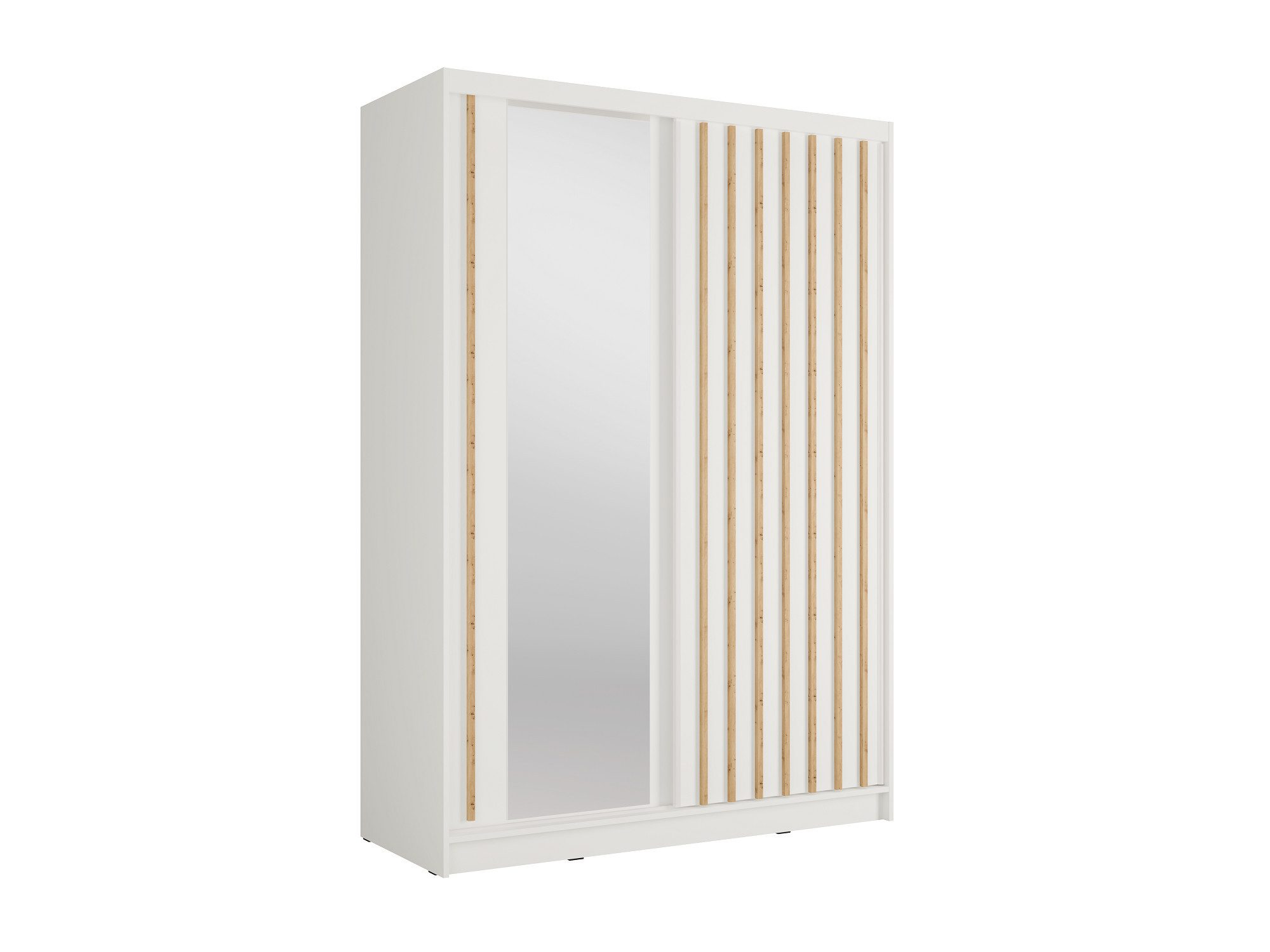 Home affaire Kleiderschrank VILLEFRANCHE modern mit viel Stauraum, Fächer & Kleiderstange, Spiegel Garderobe in 3 Breiten (155, 205, 248 cm), erhältlich in 3 Fa – Bild 2 von 5