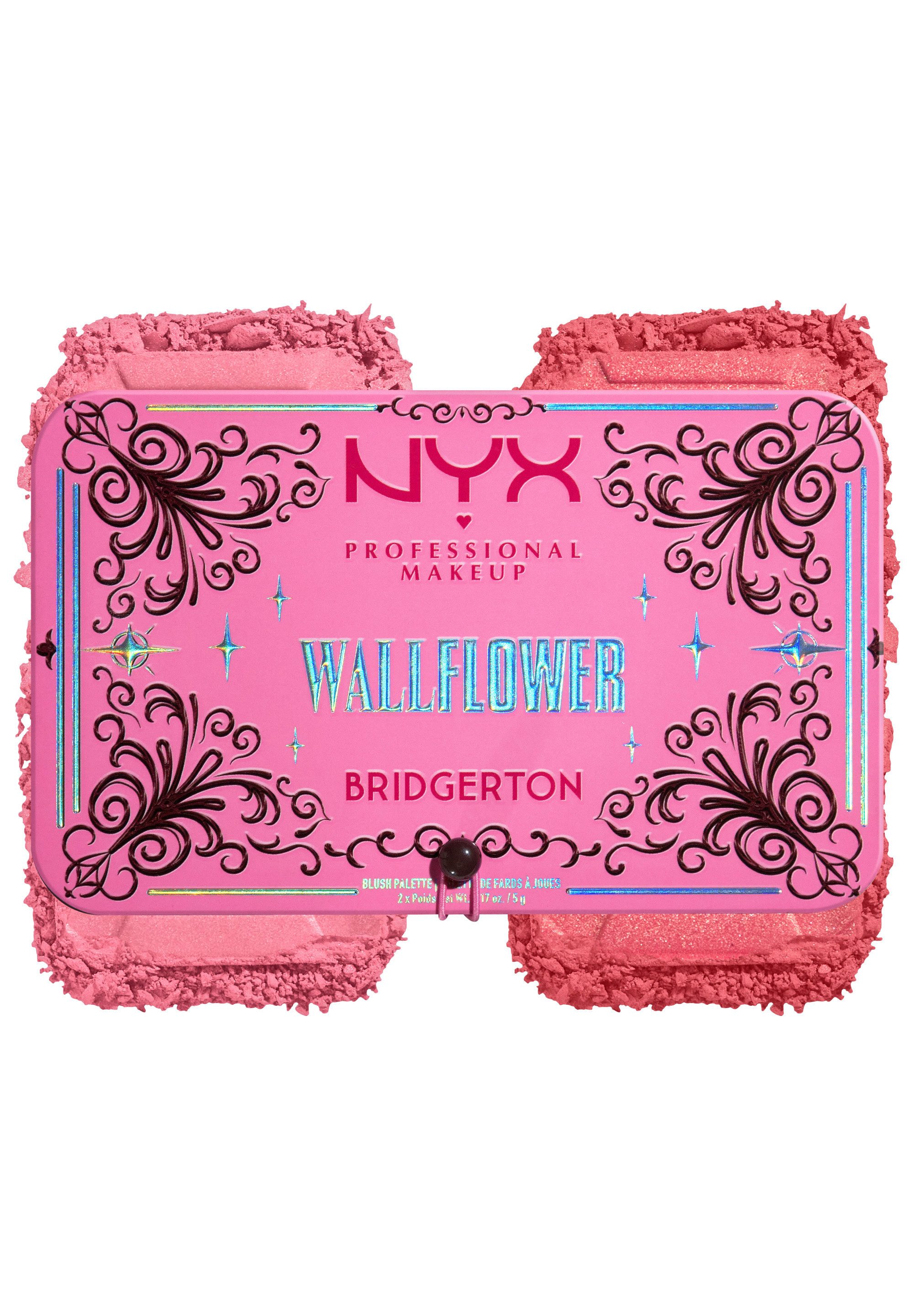 NYX PROFESSIONAL MAKEUP Rouge Bridgerton Royal Flush Blush Palette 01, mit Sheabutter, Mangobutter und Mandelbutter