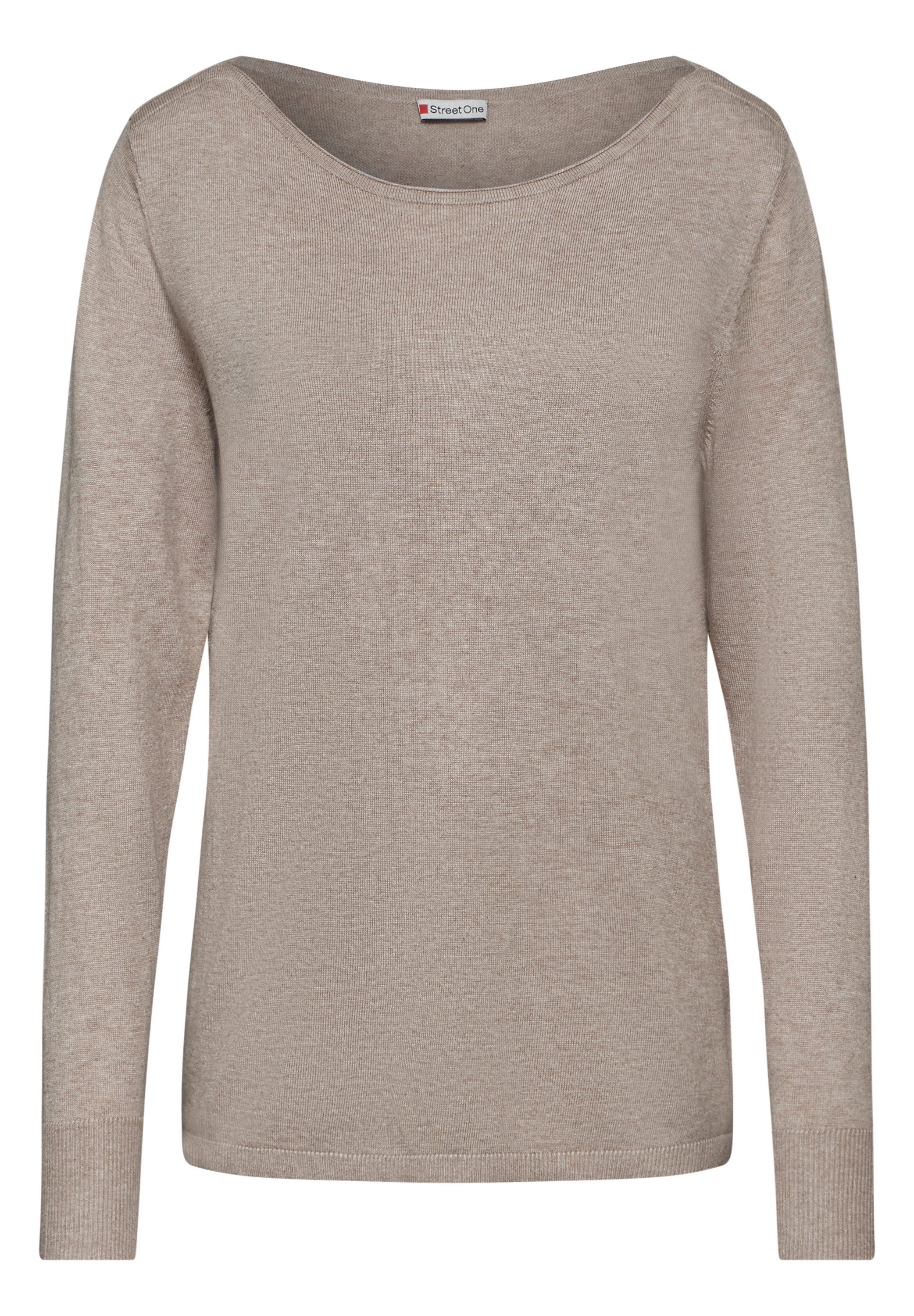 STREET ONE Strickpullover mit U-Boot-Ausschnitt
