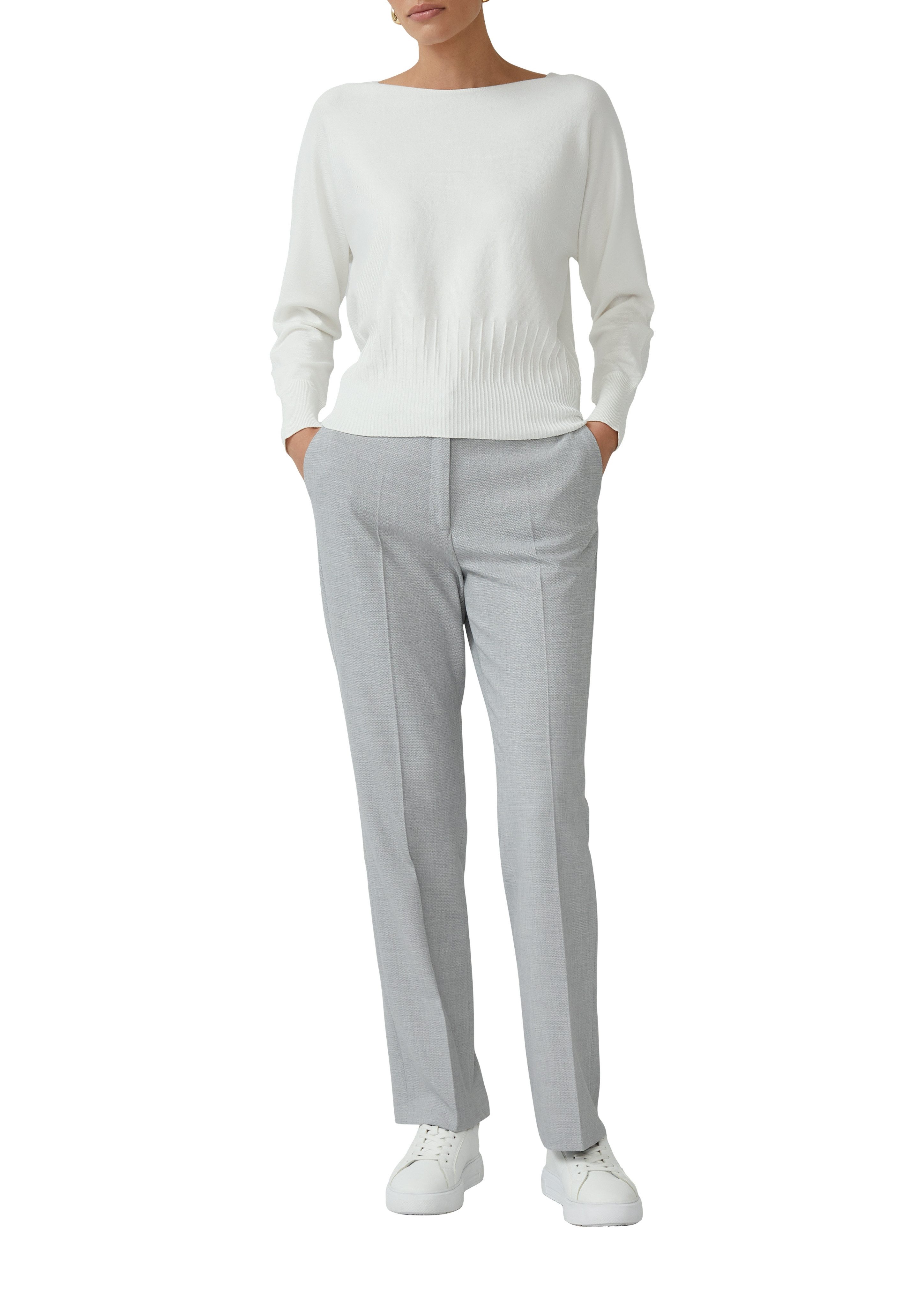 s.Oliver BLACK LABEL Strickpullover mit Fledermausärmeln günstig online kaufen