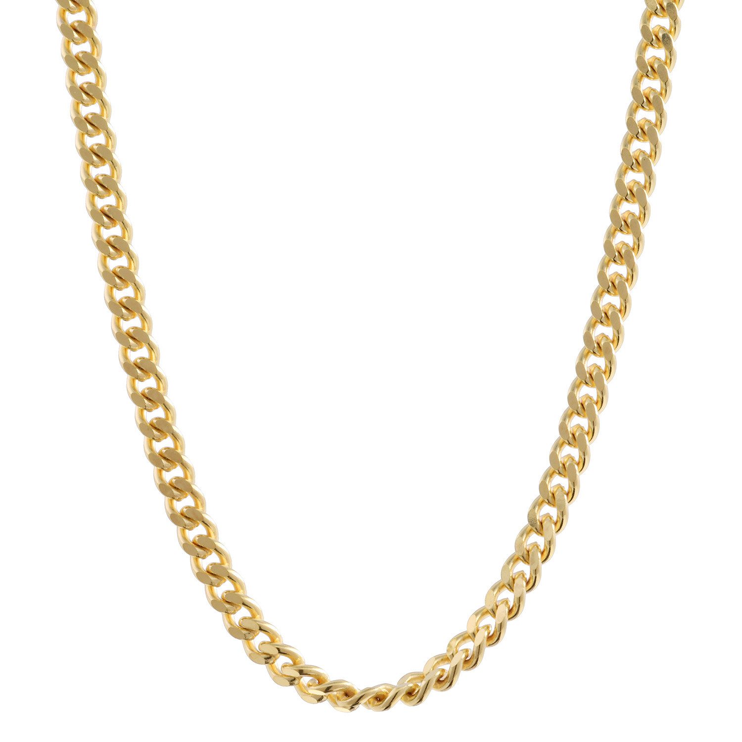 HOPLO Panzerkette Goldkette Panzerkette Halskette Breite 1,7 mm 36 cm 333-8 günstig online kaufen