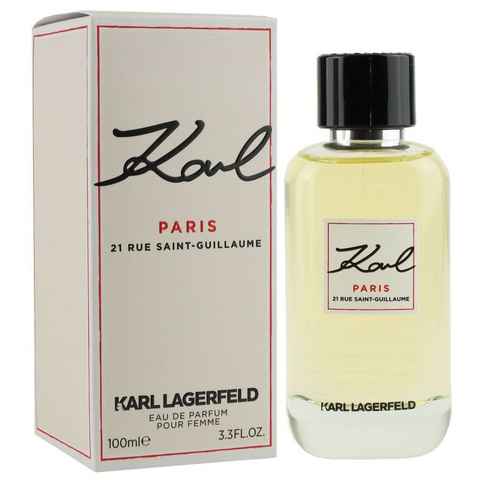 LAGERFELD Eau de Parfum Karl Paris 21 Rue Saint-Guillaume 100 ml