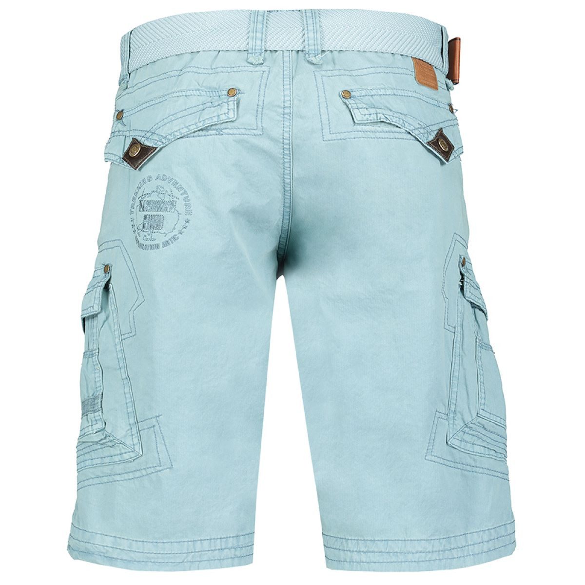 Geographical Norway Cargoshorts kurze Hose aus Baumwolle, Sommer-Bermuda (packung, 1-tlg) Herrenshorts mit Gürtel Größe S bis 5XL